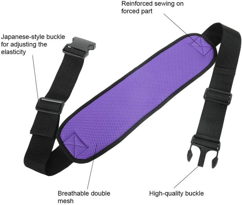 woobles Wheelchair Belt, Breathable Safety Fixed Belt Constrained Bands with Adjustable Straps Patients Cares Safety Harness Chair Waist Lap Strap for Elderly(1#) - Image 3